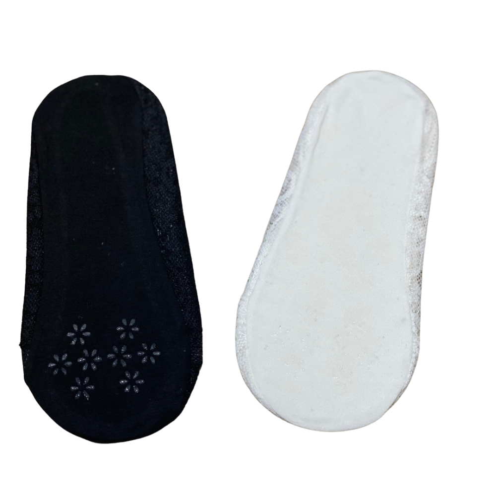 Pretty Feet - 2 Pack, lace anti-slip socks