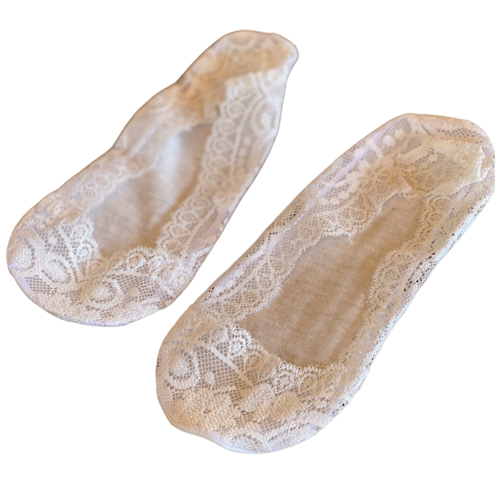 Pretty Feet - 2 Pack, lace anti-slip socks