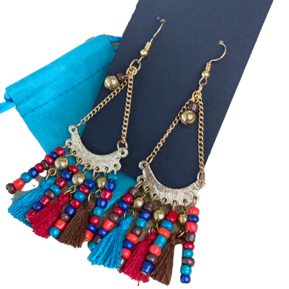 Red, Blue and Gold Bohemian