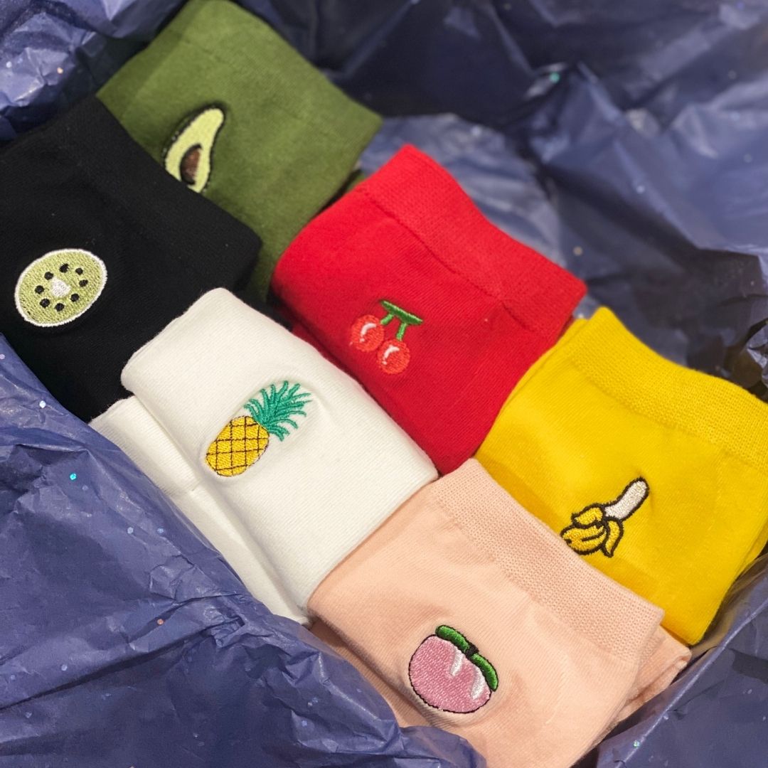 Fruit Fun Gift Pack High Quality Ladies Socks